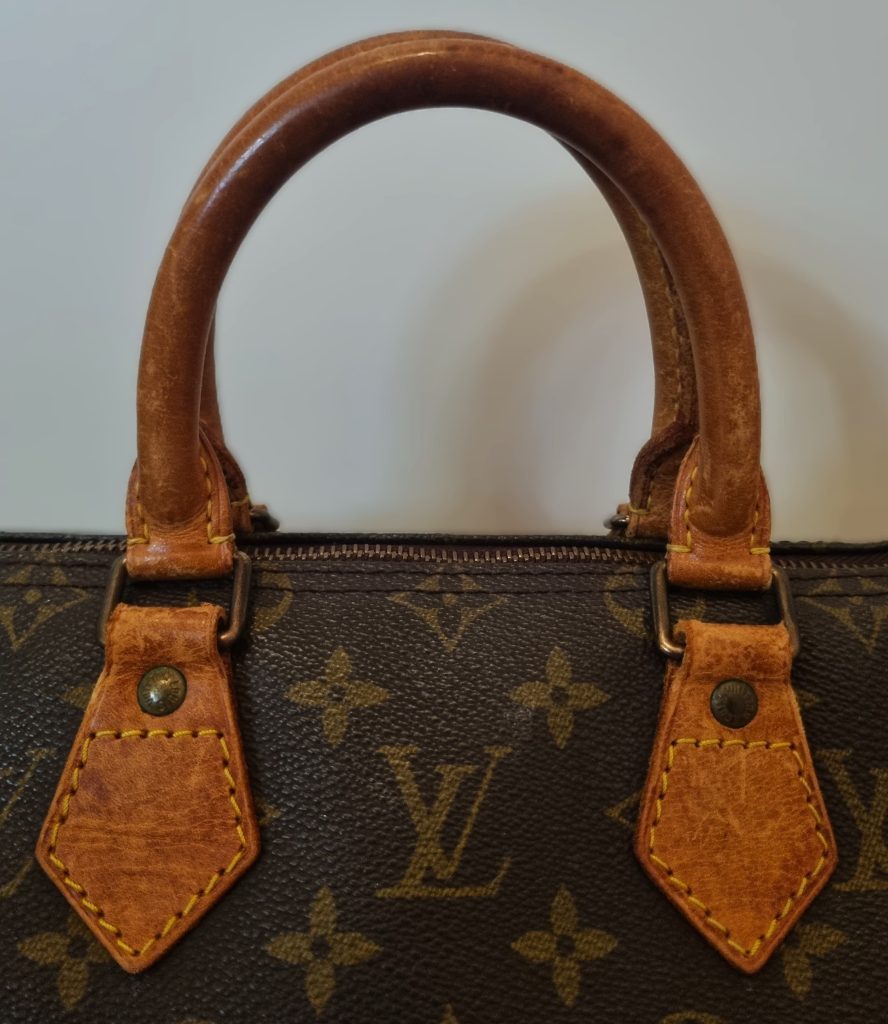 Vachetta Leder Reißverschluss Ersatz Für Speedy Handtasche - Natürliches Leder Mit Patina-Effekt