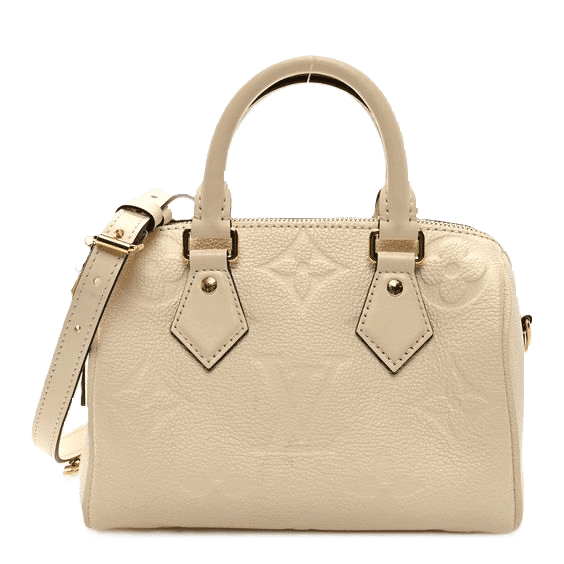 Louis Vuitton Speedy 20 Empreinte Creme
