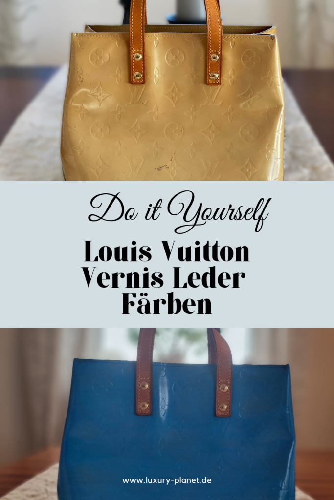 Louis Vuitton Vernis Leder Vorher - Nachher