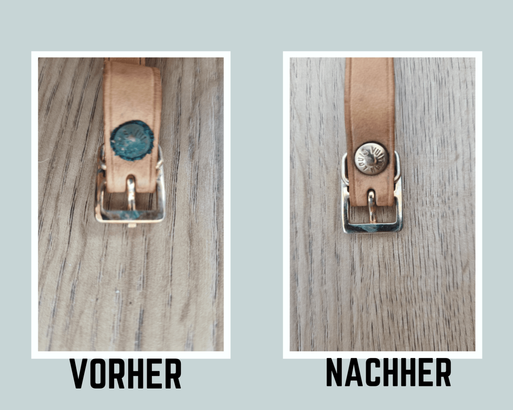 Louis Vuitton Hardware Reinigung vorher - nachher
