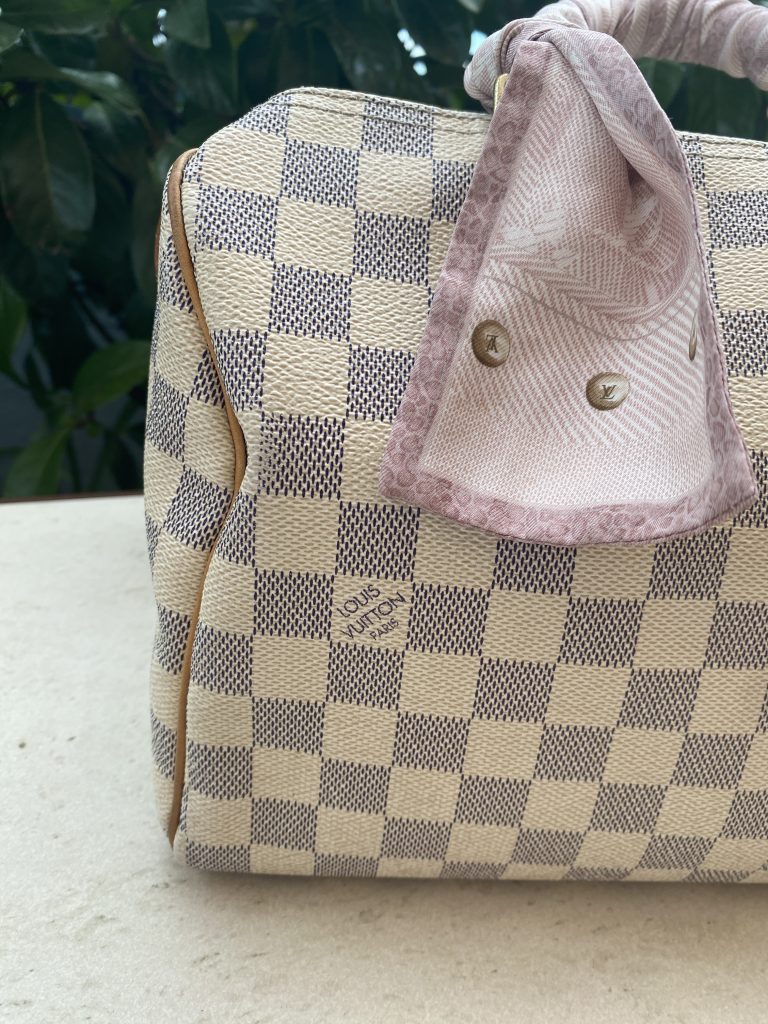 Louis Vuitton Speedy 25 Damier Azur_Bandeau