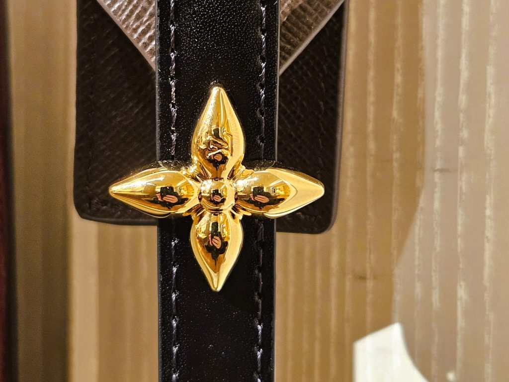 LV Mini Flowergram Wendegürtel schwarz