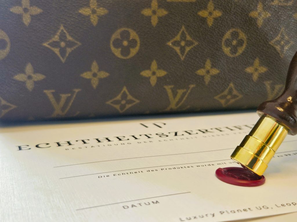 Echtheitszeritifikat Luxushandtaschen