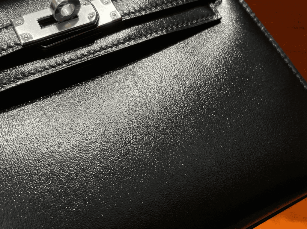 Hermes Box Leder schwarz