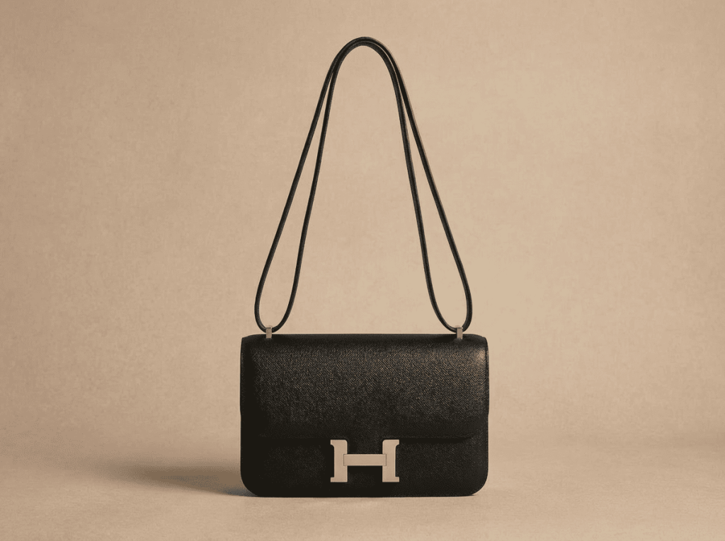Hermes Constance Elan schwarz Epsom Leder