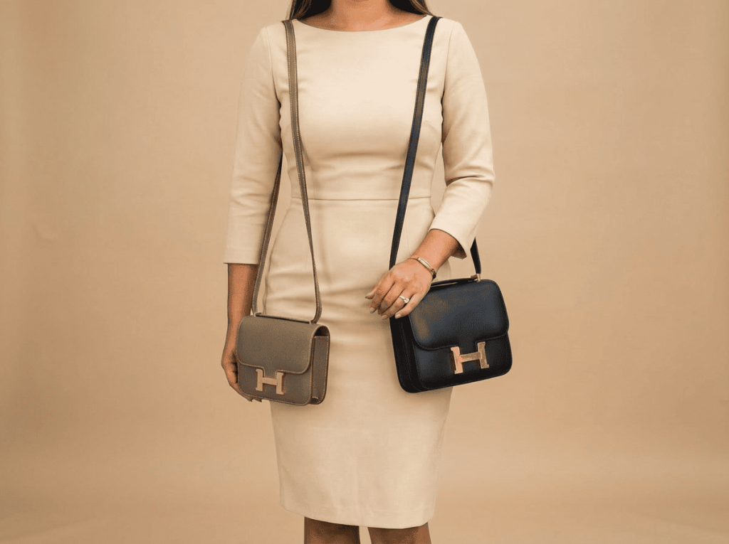 Hermes Constance Vergleich 18 vs 24