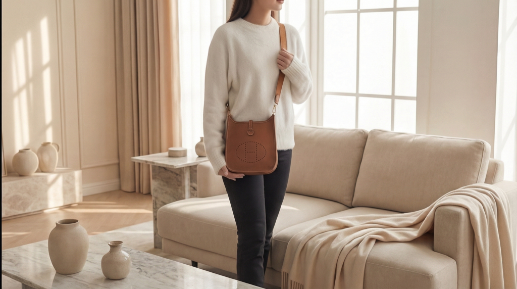 Hermes Evelyne Mini gold