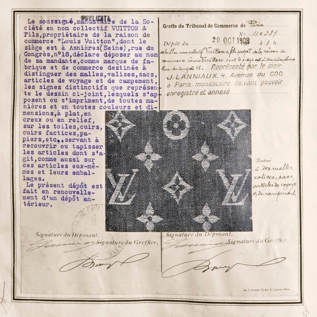 Louis Vuitton Monogram Canas Erfindung