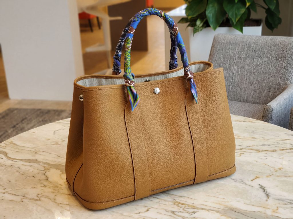 Hermes Garden Party Bisquite, Negonda Leder