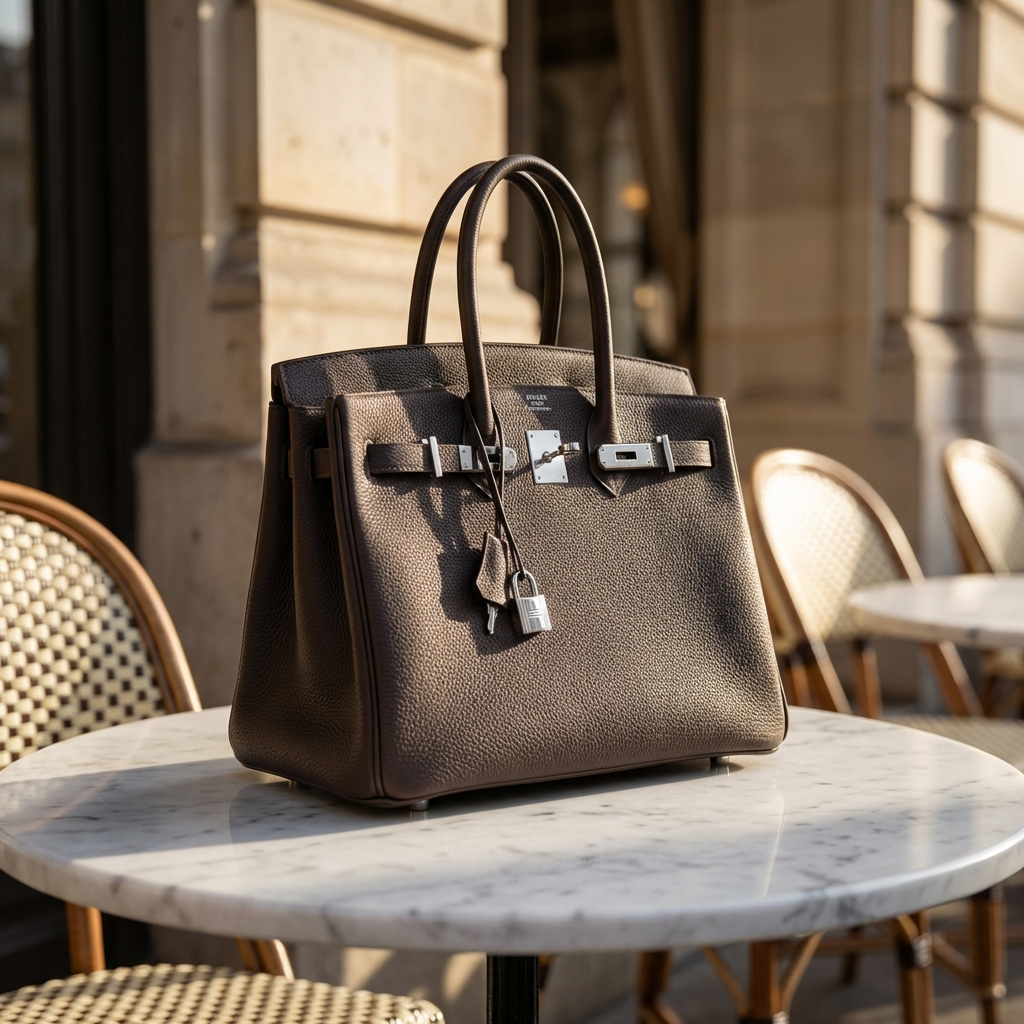 Birkin 30 Etoupe Palladium Hardware