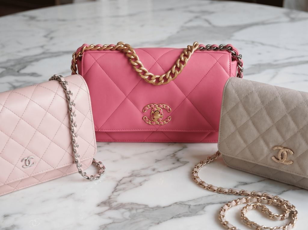 Chanel Wallet On Chain Sommerfarben
