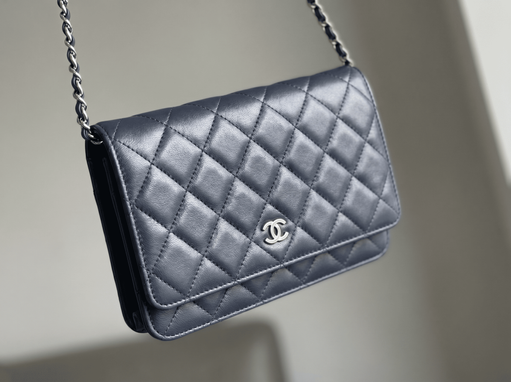 Chanel Wallet on Chain Kavier Leder schwarz