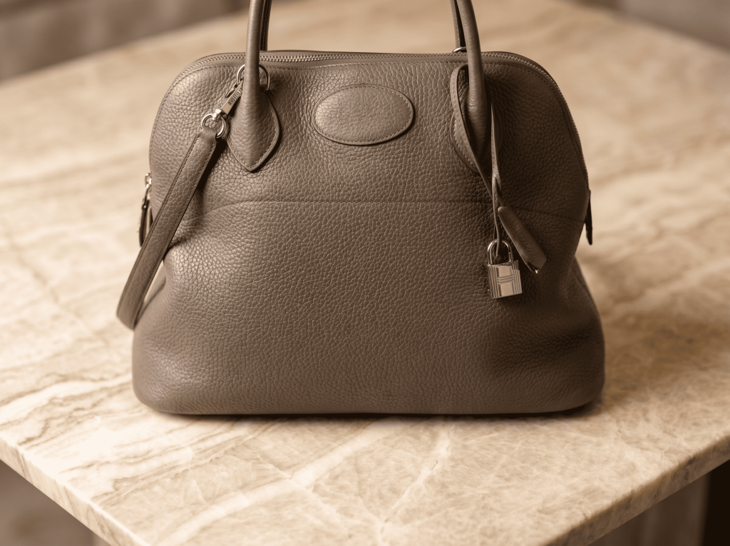 Hermes Bolide 30 Clemence Leder, Vintage
