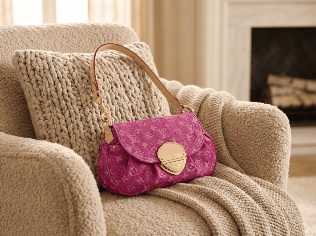 Louis Vuitton Sunset Denim pink