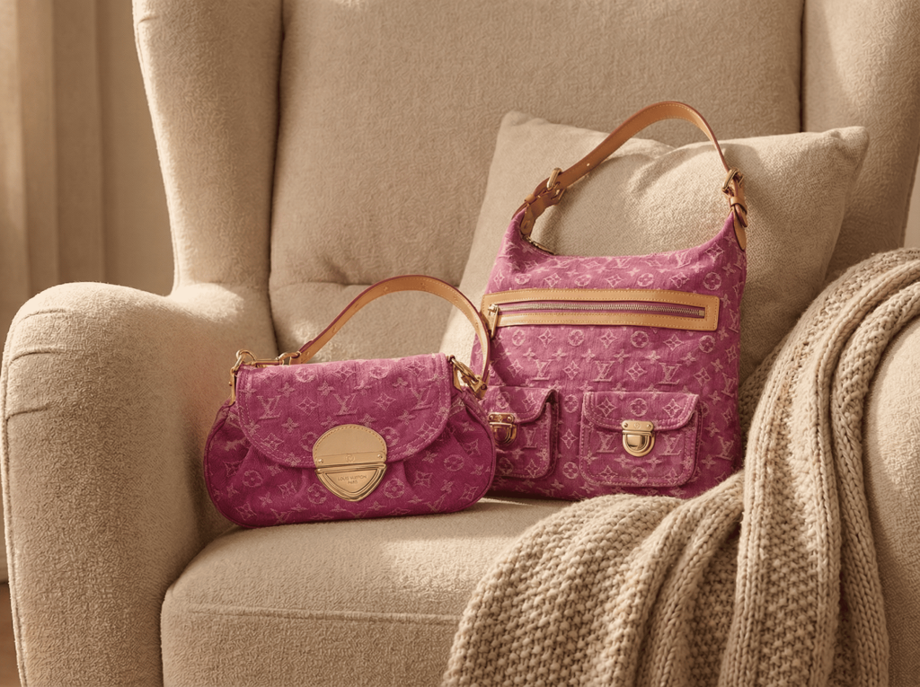 Louis Vuitton pink Denim Sunset_Baggy (Pre-loved)